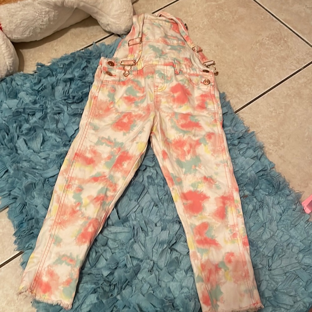 Size 6x tie dye pants overalls